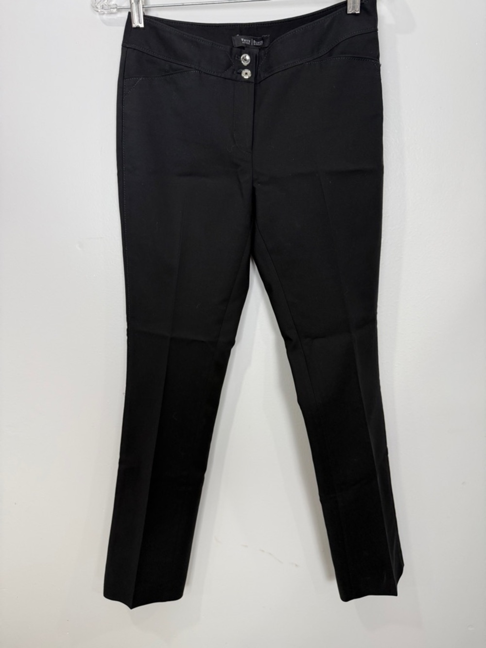 White House Black Market Black High-Waist Pull-On Pants